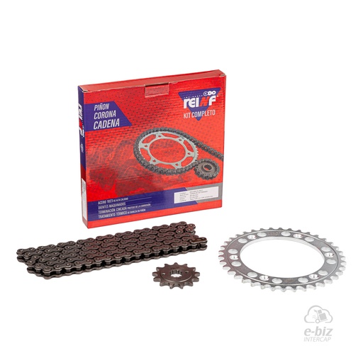 [Reinf] Kit de transmisión C23 Corona Piñon Cadena Reforzada 38 13-520H-104L Honda XR Tornado 250 01-24