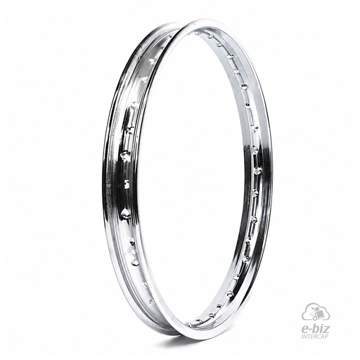 [Reinf] Aro de llanta Cromado 1.85X19 Honda XR L 125-150-190 04-25 || Zanella ZR 150 2024