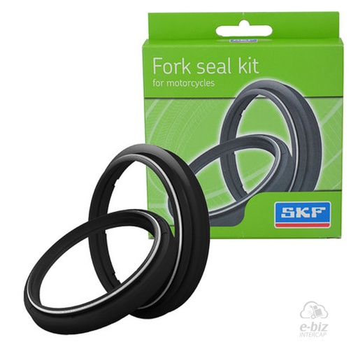 [SKF] Kit retenes y guardapolvos de suspension [43mm] 1 Reten Guardapolvo Showa Negros Honda CR 125-250-500 84-94 || Ducati Monster 600-695-750-800-900-100 || Honda CBR 600-954-1000