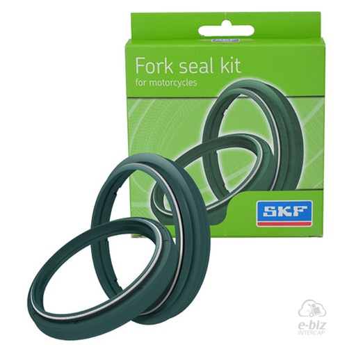 [SKF] Kit retenes y guardapolvos de suspension [43mm] 1 Reten Guardapolvo Verdes 105-125-200-250-380-400 125-200-250-390-640 KTM Duke 125-200-250-390-690 11-23, SX 105-125-200-250 00-11