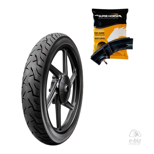 [DURTEC TIRES] Cubierta + Camara (80/100R14) | TT UB-2305 Spider Horse Cerro BIX 110 05-24 || Corven Energy 110 06-15 || Gilera Smash 110-125 20-23 || Honda Biz 100-125 99-24, Biz ES 125 14-24, Biz GP 125 14-24… (+1 marca · 1 modelo) | 49L