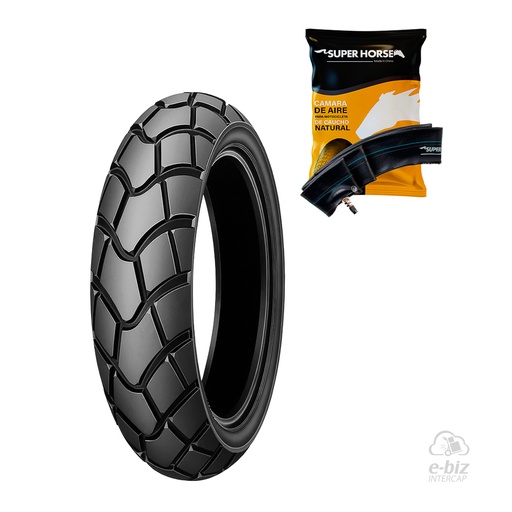 [DURTEC TIRES] Cubierta + Camara (4.10x18") | TT UB-032 Plus Horse Corven Triax 250 2015 || Honda XR Tornado 250 01-24 || Motomel Skua 150 09-24 || Yamaha XT 225 93-01, XTZ 250 2009 | 59P