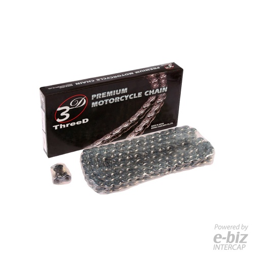 [Ek Chain] Cadena de transmision ThreeD 520Z-120L QX2-RING MLJ Bajaj Dominar 400 17-24 || Honda CB F 500 2019, XR Tornado 250 04-24 || KTM Adventure 390 20-24, Duke 200-250-390 12-24, RC 200 14-23… (+1 marca · 2 modelos) | (9350 lbs)