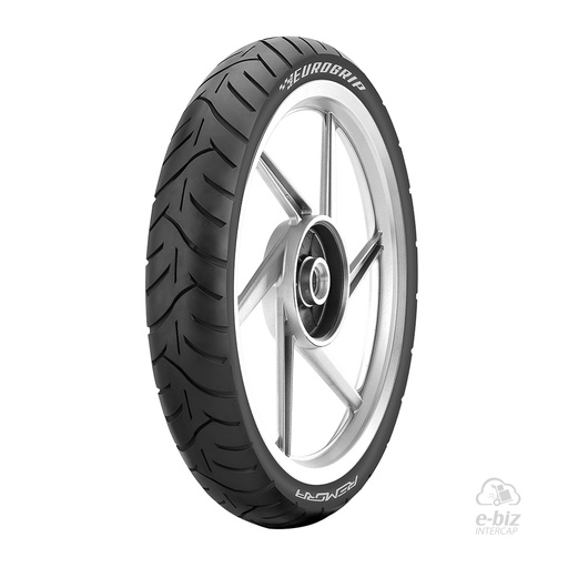 [EuroGrip] Cubierta ATT 455F 80/100-17 TL 46P Delantera para Bajaj Rouser NS 150 16-17