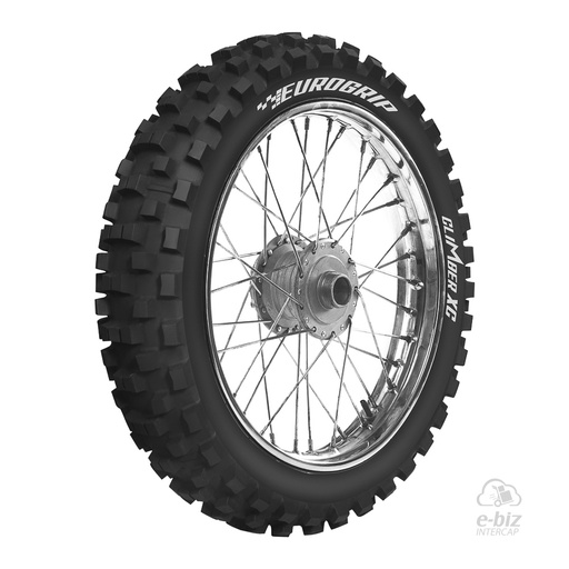 [EuroGrip] Cubierta CLIMBER XC 120/80-19 TT 63M Trasera para Honda CRF 450 11-24 || Kawasaki KX F 450 06-24 || Suzuki RM-Z 450 05-07 || Yamaha YZ F 450 08-18