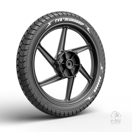[EuroGrip] Cubierta (2.75x17") (Trasero) | TT Dragon Yamaha Crypton T 105 2002, New Crypton 110 12-24 || Zanella DUE 110 2017 | 47P