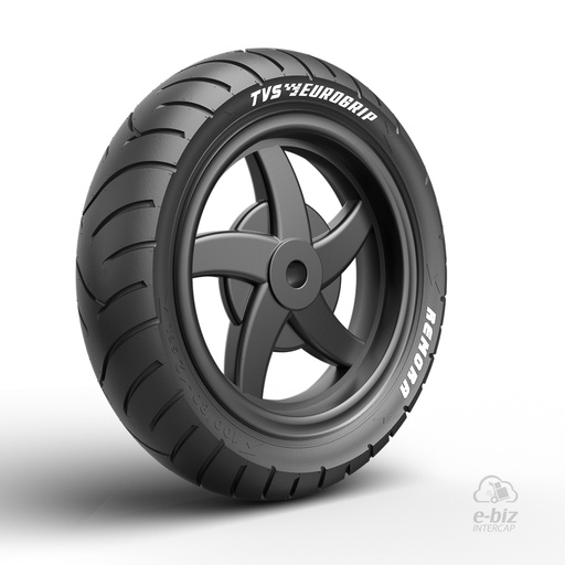 [EuroGrip] Cubierta (100/80R12) (Delantero) | TL ATT 455FM TVS Ntorq 125 2019 | 56L
