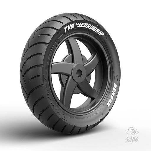 [EuroGrip] Cubierta (110/80R12) (Trasero) | TL ATT 455R TVS Ntorq 125 2019 | 61L