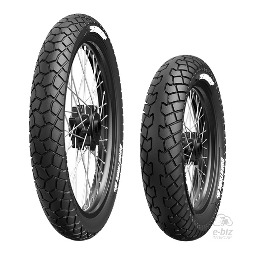 [EuroGrip] Jgo de Cubiertas (90/90R21) (120/90R17) Duratrail EB Honda NX 650 88-99 || Kawasaki KLR 250-650 87-18, KLR New 650 2014