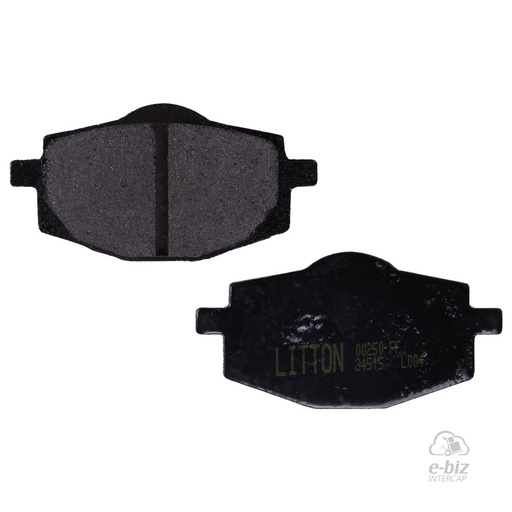 [Litton Brakes] Kit de Pastillas de freno (Delantero) Yamaha DT 125 1979, XT 225-600 90-95, YZ 125 89-97 || Yamaha YBR 125 ED 08, DT 200, DTZ 180