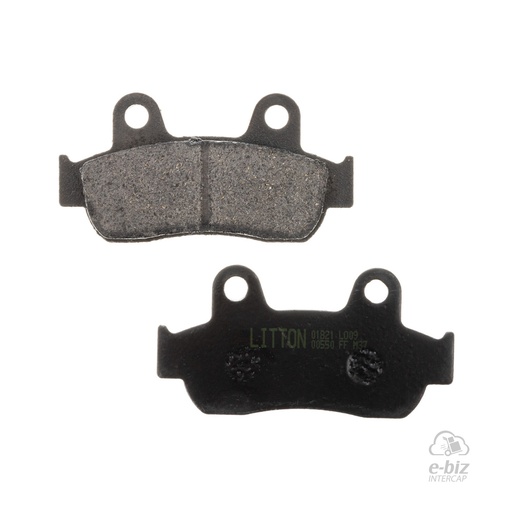 [Litton Brakes] Kit de Pastillas de freno (Delantero) C100 Honda Biz 100 00-24, Elite 125 07-20