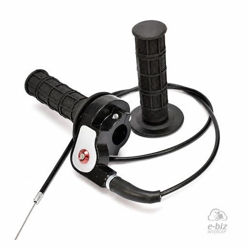 [MDA] Comando de acelerador Rapido Completo Universal ALUMINIO CON PUÑOS Y CABLE