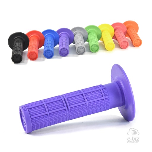 [MDA] Puños Evolution Rubber 115MM Lila Honda XR 250-400-600-650 90-01, XR L 250 91-96, XR Tornado 250 05-24 || Motomel Skua 150 09-24 || Yamaha XT 225 93-01
