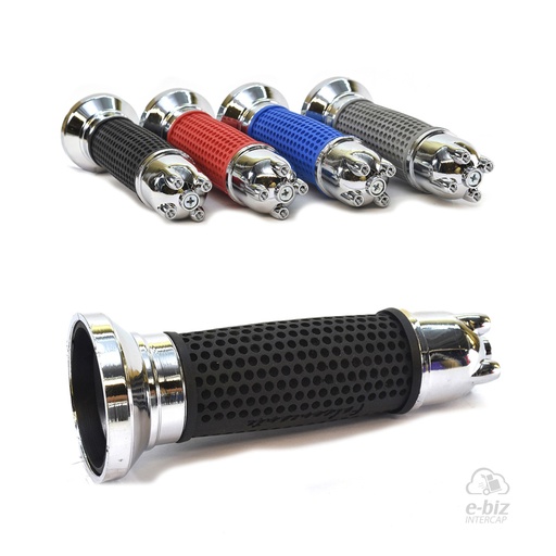 [MDA] Puños Tunning Falconeante Puntera Smash BIZ Trip Cromado Negro