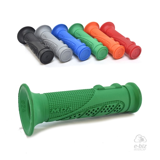 [MDA] Puños Street Rubber 125MM Verde Appia Brezza 150 2015 || Cerro BIX 110 05-24 || Corven Energy 110 06-15, Hunter 150 2018 || Gilera Smash 110 20-23 || Honda CRF 450 18-24… (+3 marcas · 7 modelos)