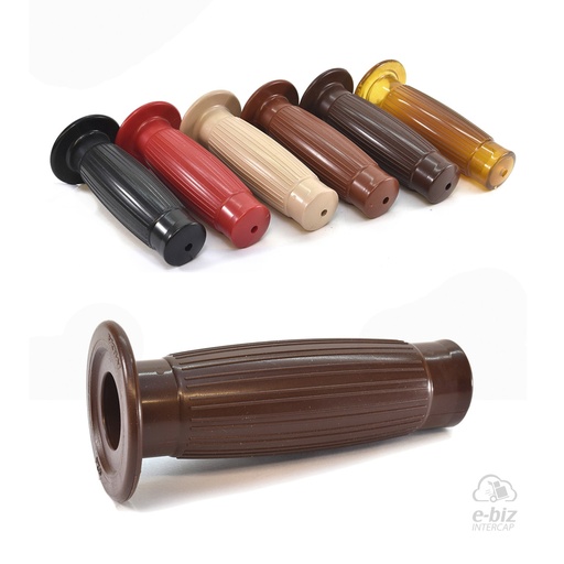 [MDA] Puños Barrel Grip Clasico Retro 130MM Marron Oscuro