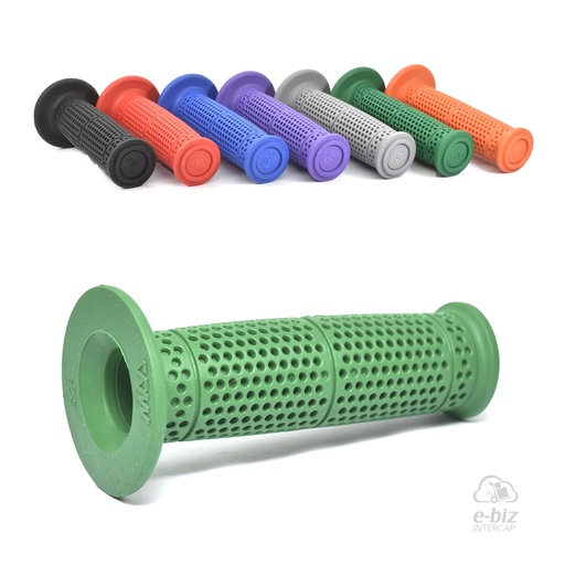 [MDA] Puños Progress Rubber 130MM Verde Honda XR 250-400-600-650 90-01, XR L 250 91-96, XR Tornado 250 05-24 || Motomel Skua 150 09-24 || Yamaha XT 225 93-01