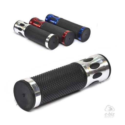 [MDA] Puños Street Rubber Accesorios Aluminio Anodizado 125MM Corven Hunter 150 2018 || Honda CG 150 04-24, CG Titan 125 00-01, CG Titan NEW 150 14-19 || Yamaha YBR 125 00-24, YBR ED 125 12-23… (+1 marca · 1 modelo)