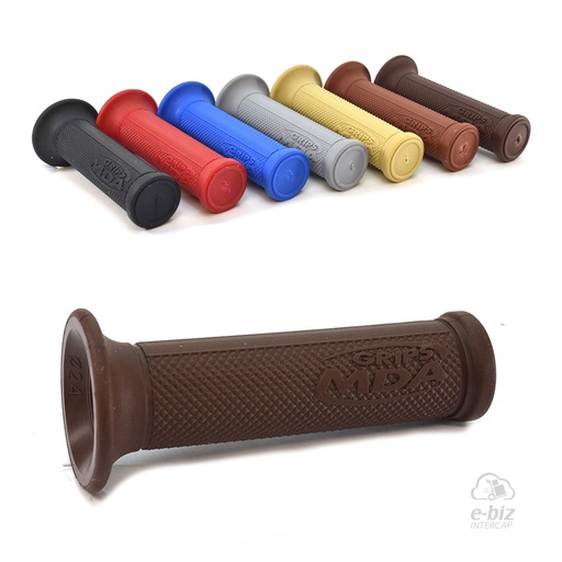 [MDA] Puños Superbike Rubber Grip Marron Oscuro 125MM BMW F GS 700 12-18 || Honda CBX Twister 250 08-19 || Zanella Styler 150 2021