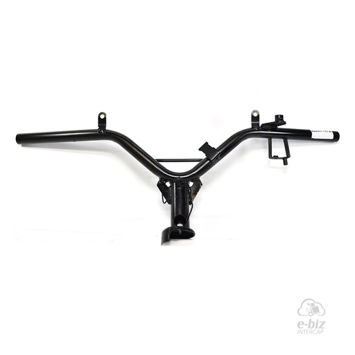 [MDA] Manubrio y componentes 125 Similares CON Soporte Negro Zanella DUE 110 05-24
