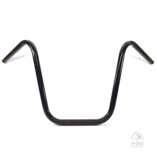 [MDA] Manubrio y componentes [Color: NEGRO] Custom Chopper 22.22MM Brillante
