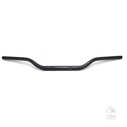 [MDA] Manubrio y componentes [Color: NEGRO] Tipo Fatbar 28 22MM Centro Extr. Aluminio Anodizado Bajo 810MM Largo