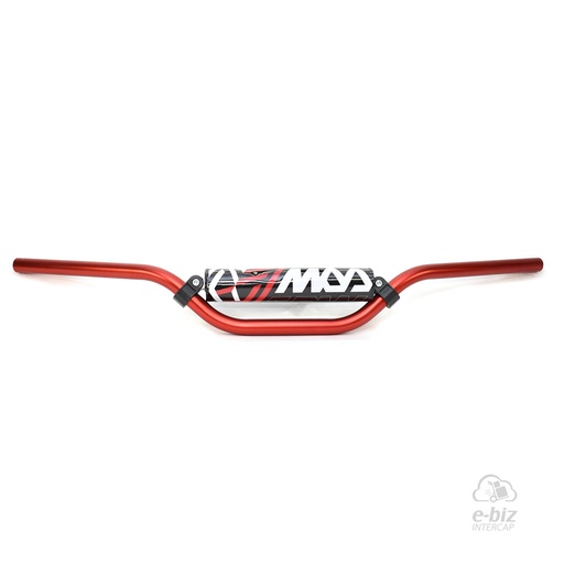 [MDA] Manubrio y componentes Tipo PAD Bros Similares Alumino Anodizado Alto-Rojo