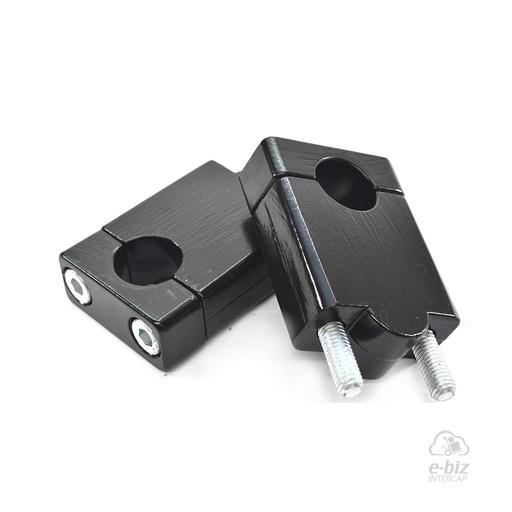 [MDA] Elevador De Manubrio [Color: NEGRO] Estandar 22,22MM PAR Altura 47MM