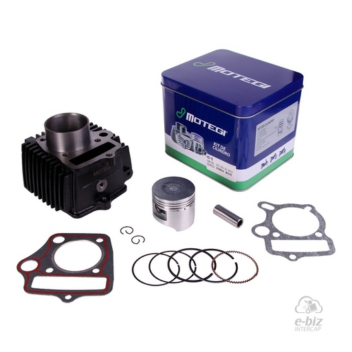 [Motegi] Kit de pistón, cilindro y juntas |50mm| Hierro Corta Honda Biz 100 1999 || Honda Wave