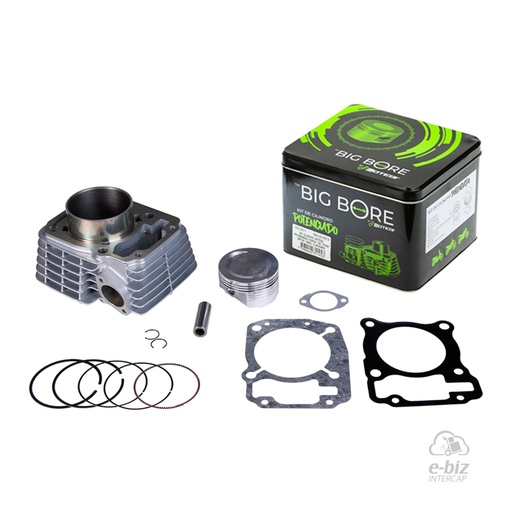 [Motegi] Kit de pistón, cilindro y juntas |64.5mm| Potenciado 190CC Honda CG 150 04-24, CG Titan NEW 150 14-19, XR L 150 17-24