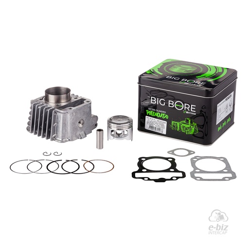 [Motegi] Kit de pistón, cilindro y juntas |53mm| Aluminio Potenciado 125CC Honda Wave S 110 2015