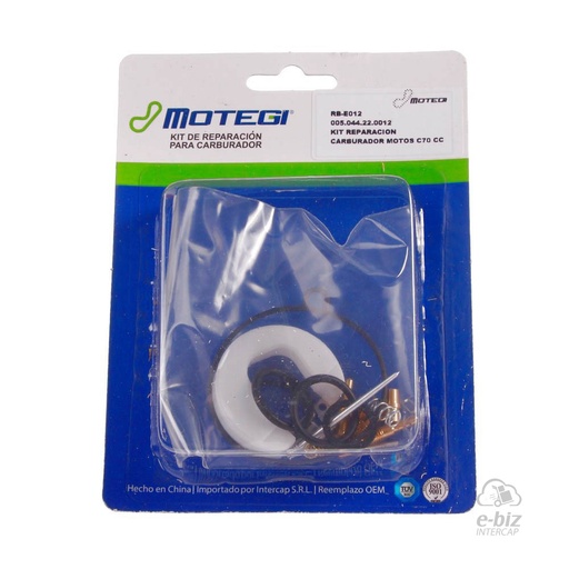 [Motegi] Kit de reparación de carburador CC Guerrero GT Day 70 12-24