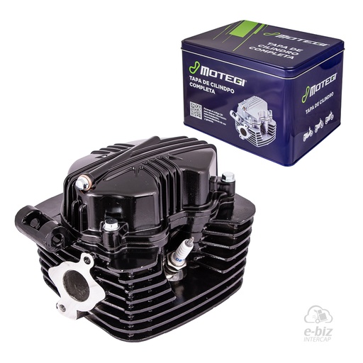 [Motegi] Tapa de cilindros Cilindro Completa Negro Reforzado Motomel Skua 150 14-24 || Zanella RX 150 06-24, ZR 150 2024 || Corven Hunter 150