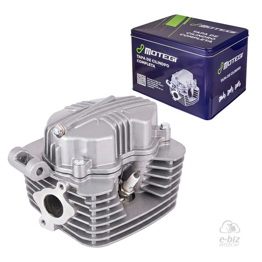 [Motegi] Tapa de cilindros Cilindro Completa Gris Reforzado Motomel Skua 150 09-24 || Zanella RX 150 || Corven Hunter 150