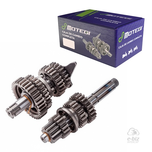 [Motegi] Caja de cambios Cambio Completa Larga Embrague 4 Discos Corven Energy 110 08-25 || Gilera Smash 110 20-23 || Honda Biz 100 05-10 || Mondial LD 110 2021 || Zanella DUE 110 05-13 || Gilera Blitz 110, ZB 110
