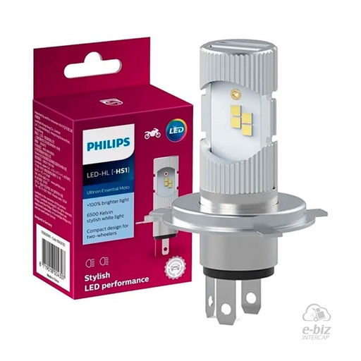 [Philips] Lámparas (HS1) (6/6W) 11636 12V UEM Delantera Bajaj Rouser NS 135 14-20 || Honda CG 150 04-24, CG Titan NEW 150 14-19, Wave S 110 2015