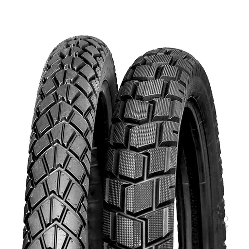 [Super Horse] Jgo de Cubiertas (2.75x21") Calle HDMA086+HDMA069 4. Kawasaki KLX L 150 15-19 || Motomel Skua 150 09-24 || Yamaha XT 225 93-01