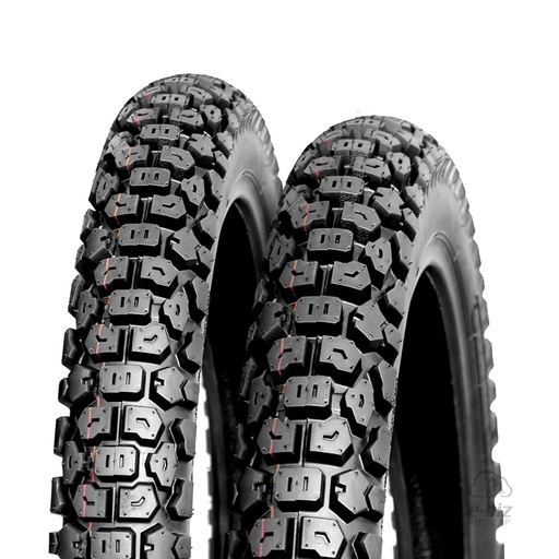[Super Horse] Jgo de Cubiertas (2.75x21") Calle HDMC013 4. Kawasaki KLX L 150 15-19 || Motomel Skua 150 09-24 || Yamaha XT 225 93-01