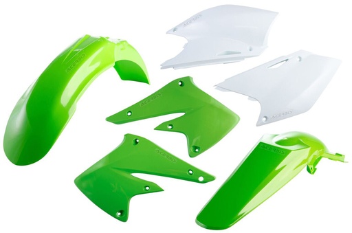 [Acerbis] Kit de plasticos completos [Color: Verde] Kawasaki KX F 250 04-05