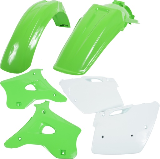 [Acerbis] Kit de plasticos completos [Color: Verde] Kawasaki KX 125-250 94-98