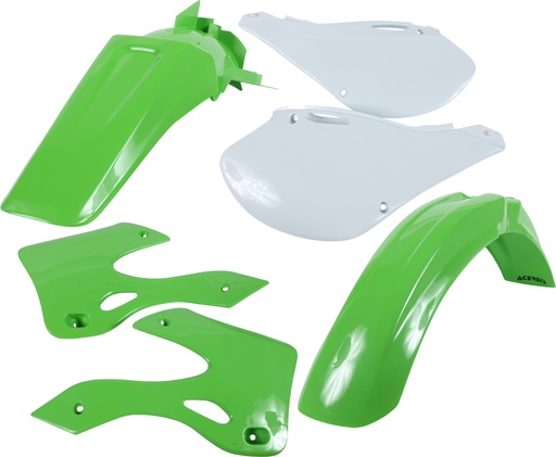 [Acerbis] Kit de plasticos completos [Color: Verde] Kawasaki KX 125-250 99-02