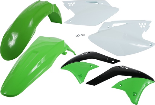 [Acerbis] Kit de plasticos completos [Color: Verde] Kawasaki KX F 250 06-08