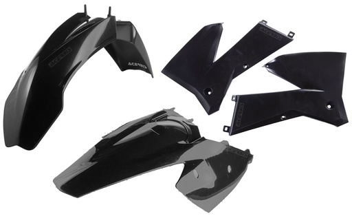 [Acerbis] Kit de plasticos completos [Color: Negro] KTM XC-W 200-250-300 06-07