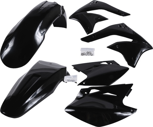 [Acerbis] Kit de plasticos completos [Color: Negro] Kawasaki KX F 450 06-08