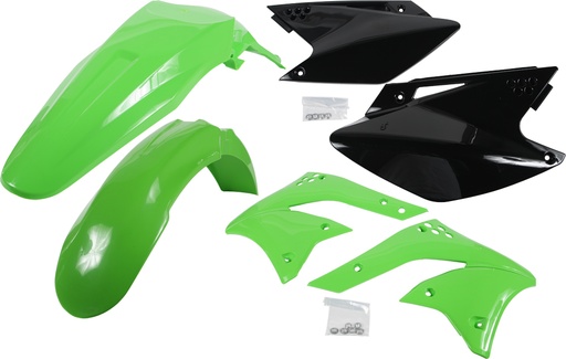 [Acerbis] Kit de plasticos completos [Color: Verde] Kawasaki KX F 250 06-08