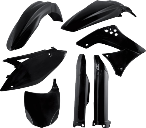 [Acerbis] Kit de plasticos completos [Color: Negro] Kawasaki KX F 450 09-11
