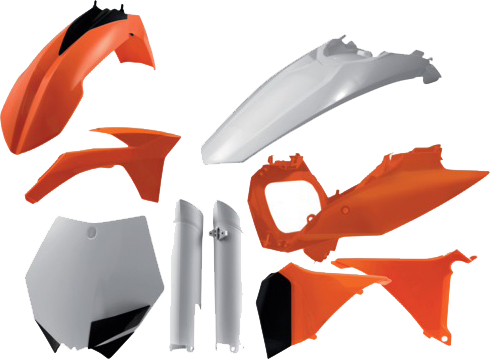 [Acerbis] Kit de plasticos completos [Color: Naranja] KTM SX 150-250 2011, XC 150 2011