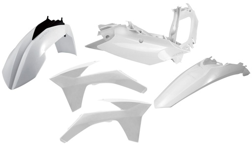 [Acerbis] Kit de plasticos completos [Color: Blanco] KTM SX 125-150-250 11-12, SX-F 250-350-450 11-12, XC 150 11-12, XC-F 250-350 11-12