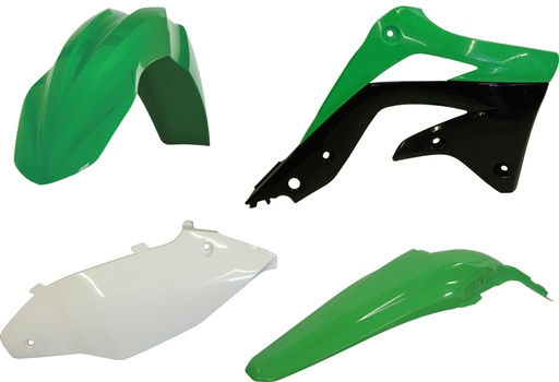 [Acerbis] Kit de plasticos completos [Color: Verde] Kawasaki KX F 450 13-15