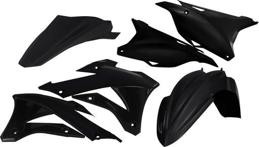 [Acerbis] Kit de plasticos completos [Color: Negro] Kawasaki KX 85-100 14-21